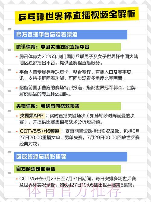 世界杯赛事直播及实时解析官方最新入口